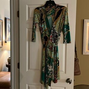 Vintage Julian Chang, Beautiful dress, wraparound, like new! Knee length  Small